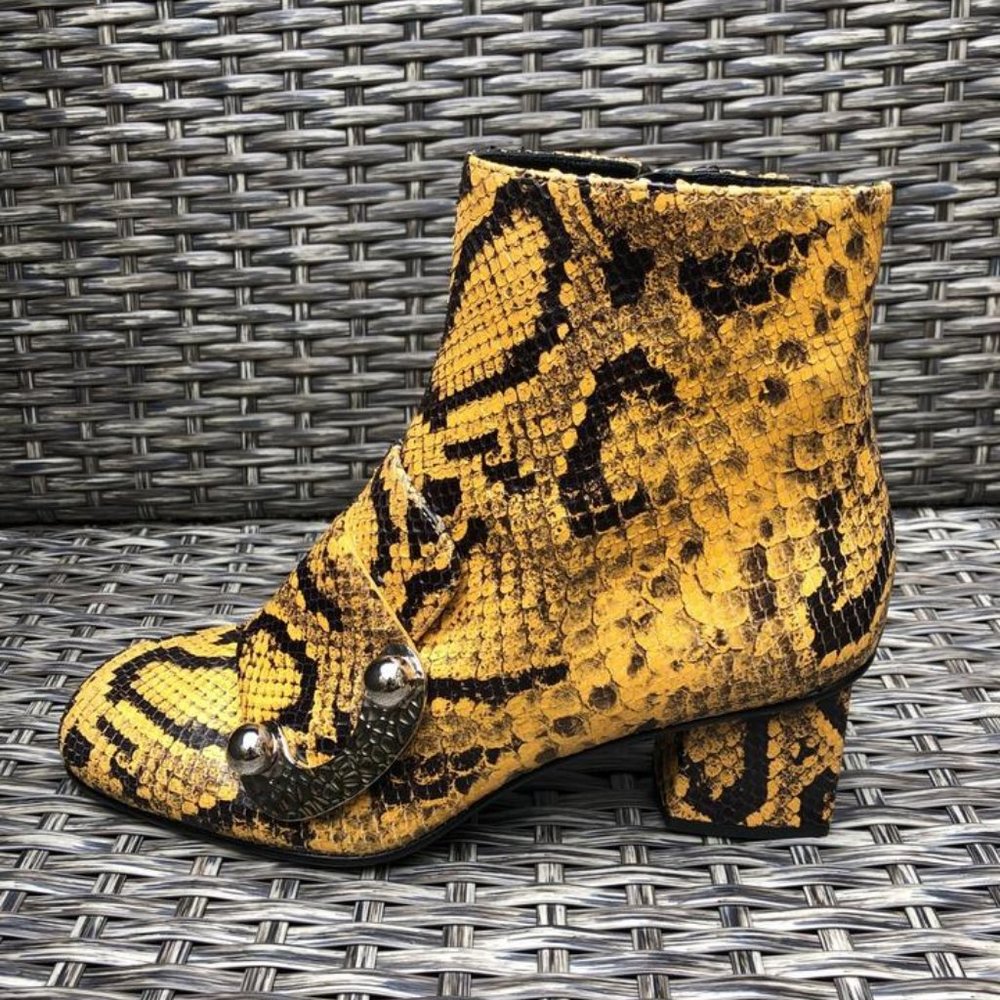 Proenza Schouler Python Leather Loafer Ankle Boot… - image 8